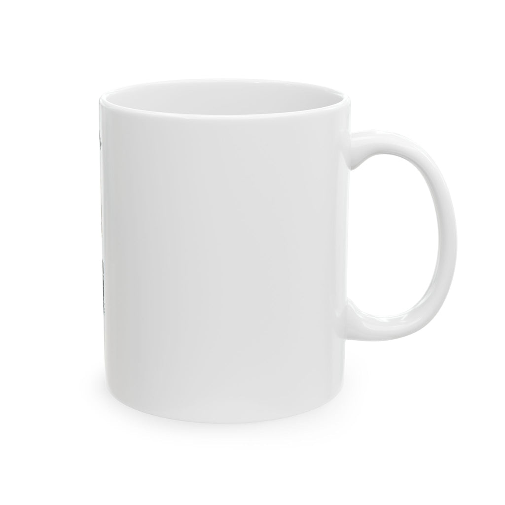 Tiger Love Ceramic Mug (11oz, 15oz) — Cute Tiger Graphic & QR Code Coffee Cup