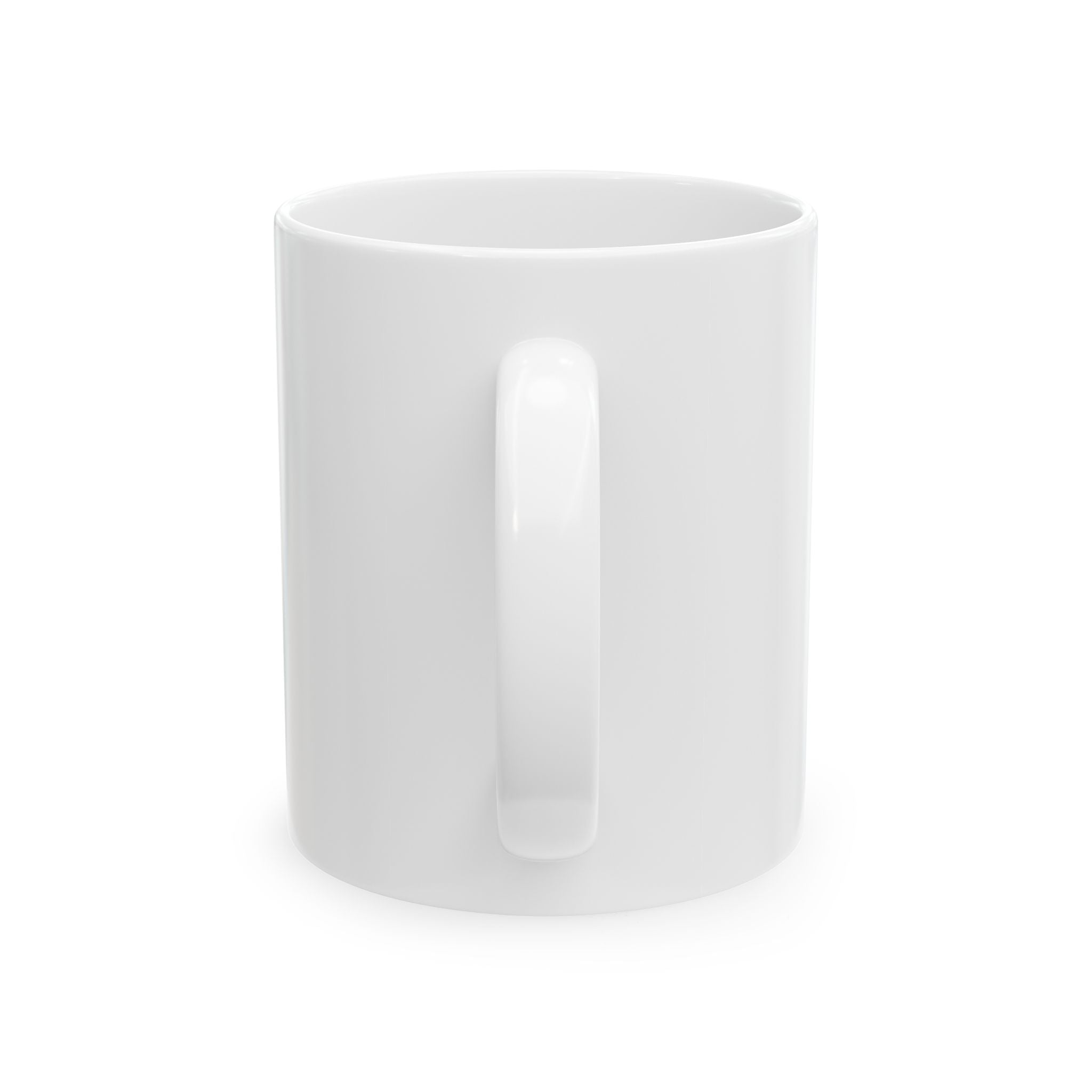 SEE. DO. BE. Love Is Universal Ceramic Mug — Two Hands Globe Heart QR Code Coffee Cup