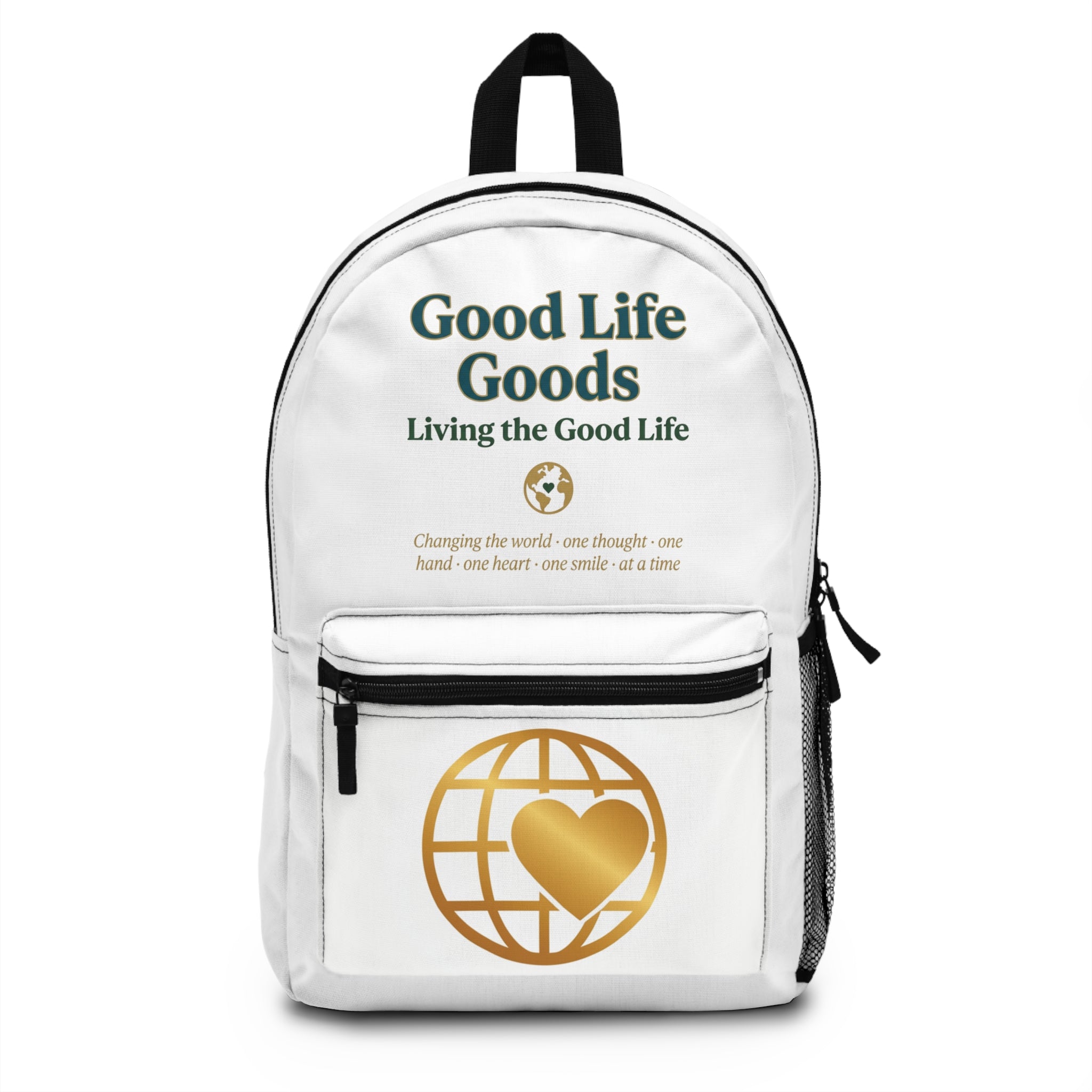 Good Life Goods Backpack — 'Living the Good Life' Inspirational School & Travel Bag