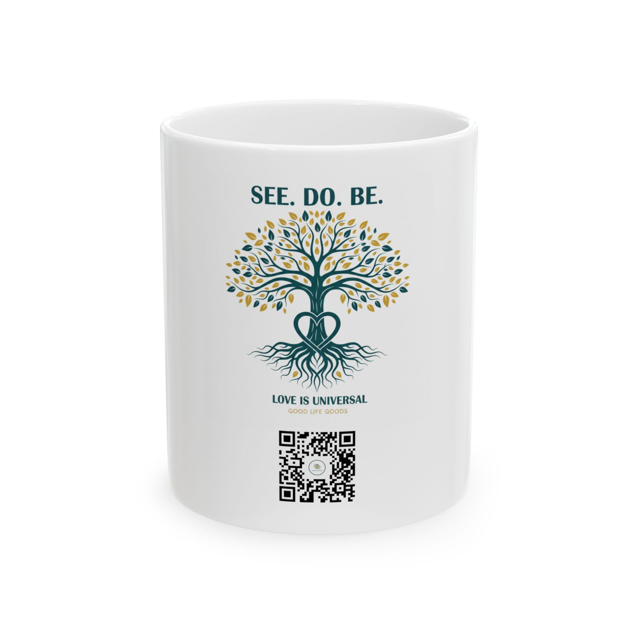 See. Do. Be. Tree of Life Ceramic Mug — Inspirational 11oz & 15oz Coffee Cup