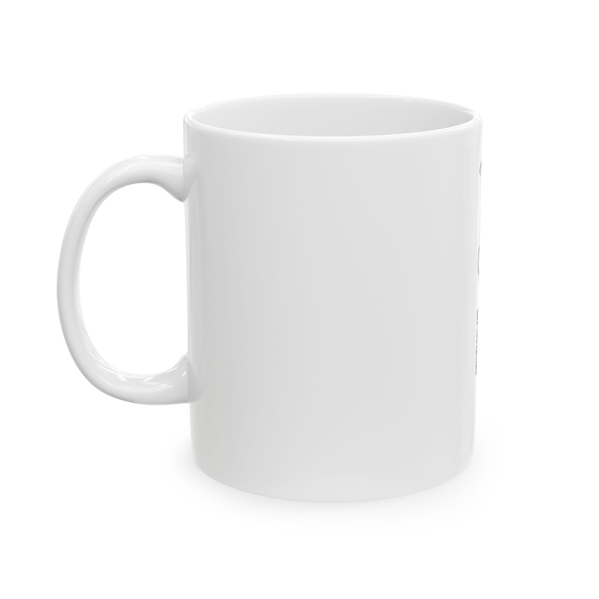 Tiger Love Ceramic Mug (11oz, 15oz) — Cute Tiger Graphic & QR Code Coffee Cup