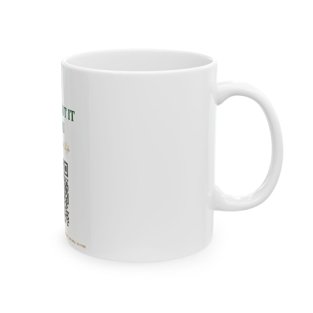 Inspirational Ceramic Mug "You've Got It In You" with QR Code – Motivational Coffee Cup, Gift for Encouragement
