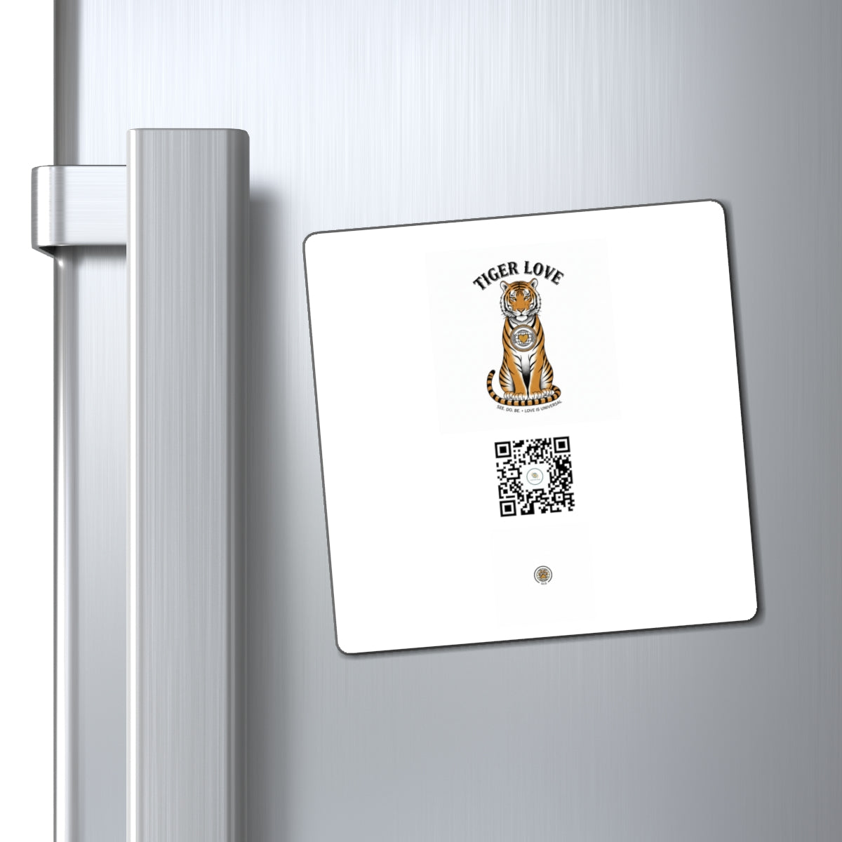 Tiger Love QR Refrigerator Magnet