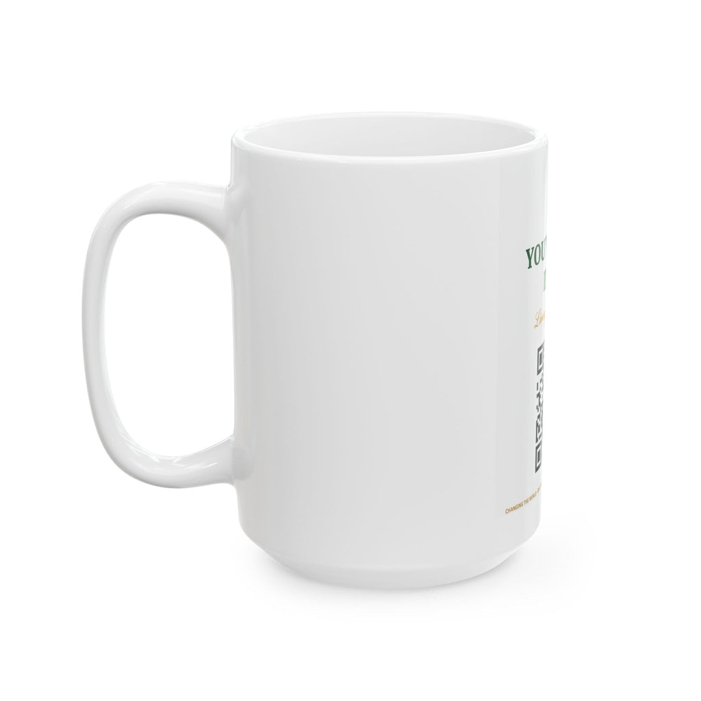 Inspirational Ceramic Mug "You've Got It In You" with QR Code – Motivational Coffee Cup, Gift for Encouragement
