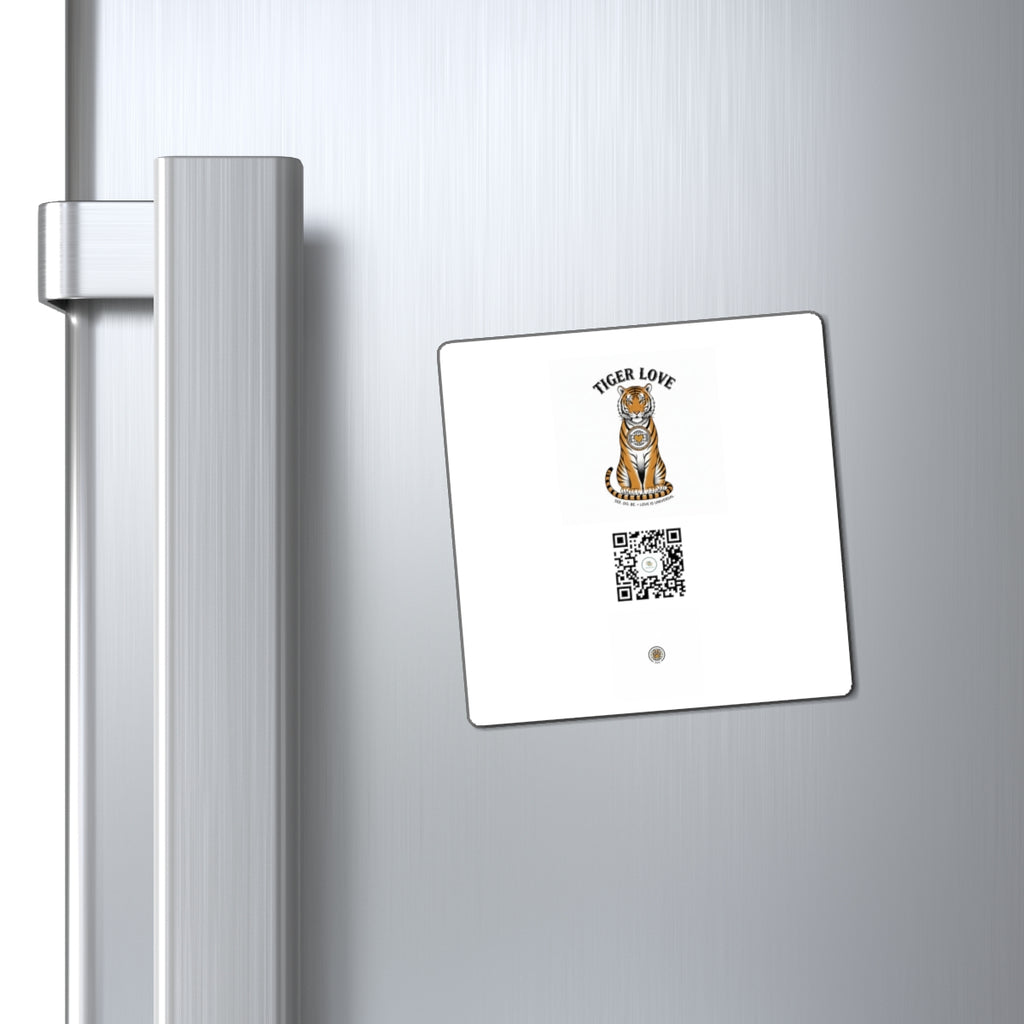 Tiger Love QR Refrigerator Magnet