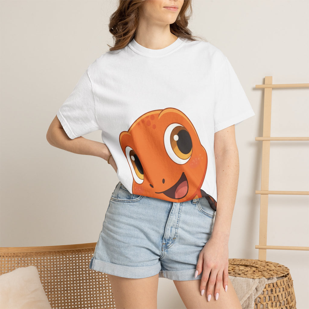 Cute Orange Ziggy T‑Shirt — Smiling Cartoon Tee