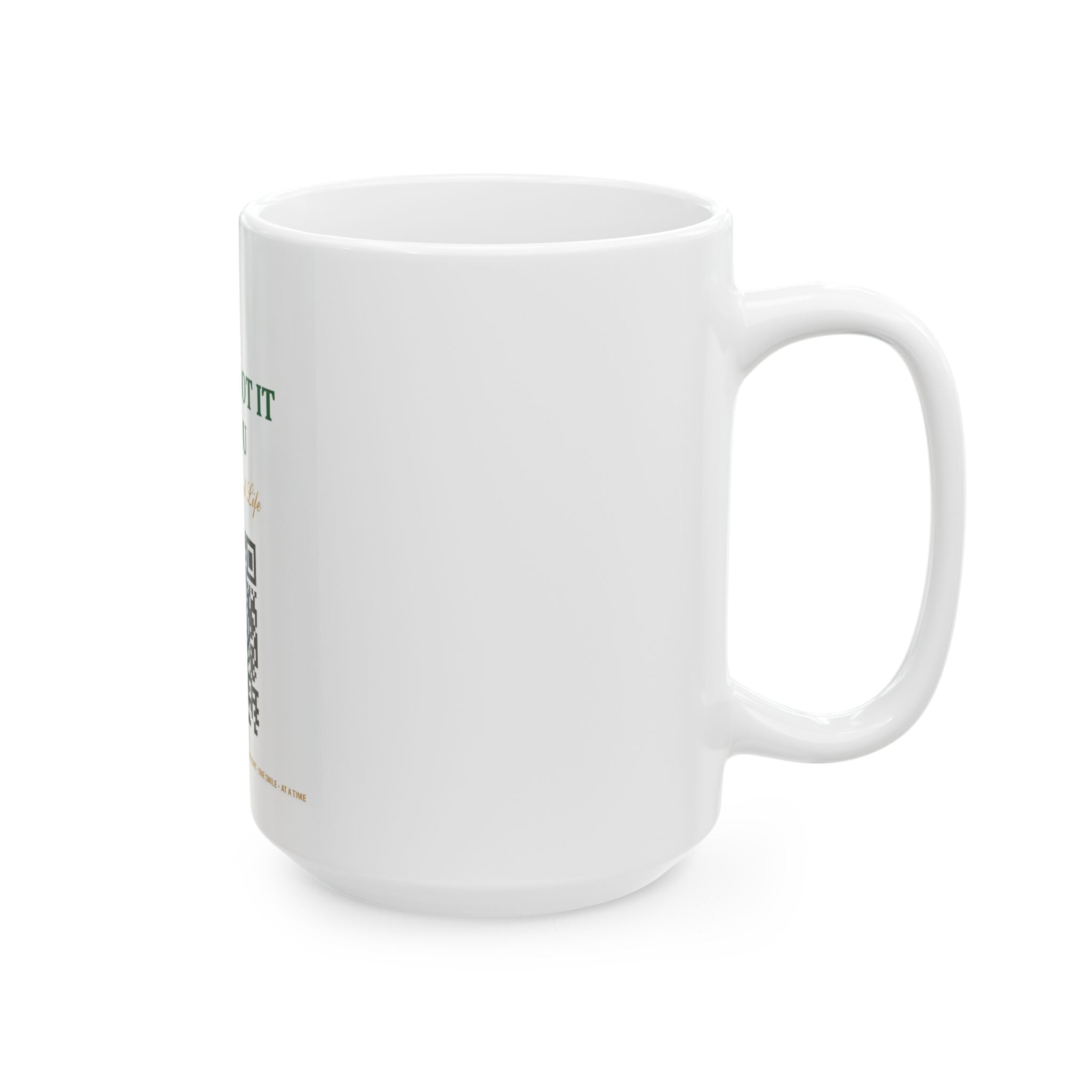 Inspirational Ceramic Mug "You've Got It In You" with QR Code – Motivational Coffee Cup, Gift for Encouragement