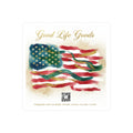 American Flag Kiss-Cut Vinyl Decal — 'Good Life Goods' Patriotic Sticker - Good Life Goods