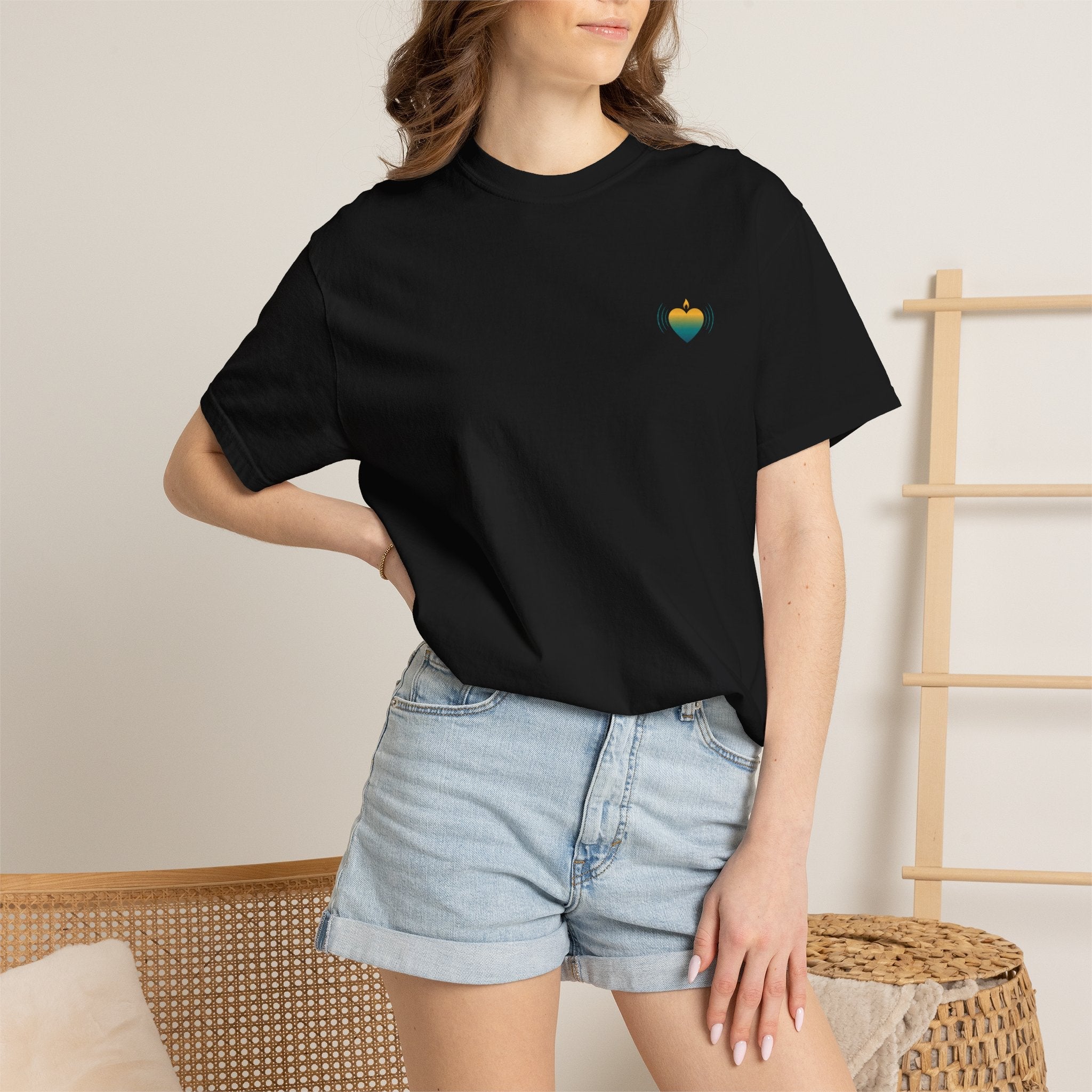 Be the Light Heart Candle T-Shirt — Good Life Goods Graphic Tee - Good Life Goods