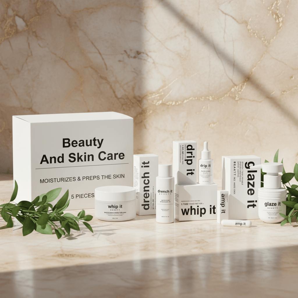 Beauty Skincare Set – 5 - Piece Daily Skin Care Routine - Good Life Goods