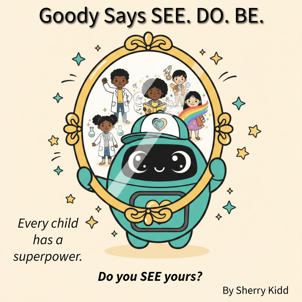 Board Book — "Goody Says SEE. DO. BE." Book 2 of the Goody's Good Life Series - A Children's Diversity & Empowerment Story - Good Life Goods