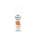 Bookmark — "You Belong Here" Cute Ziggy Character Metal Bookmark - Good Life Goods