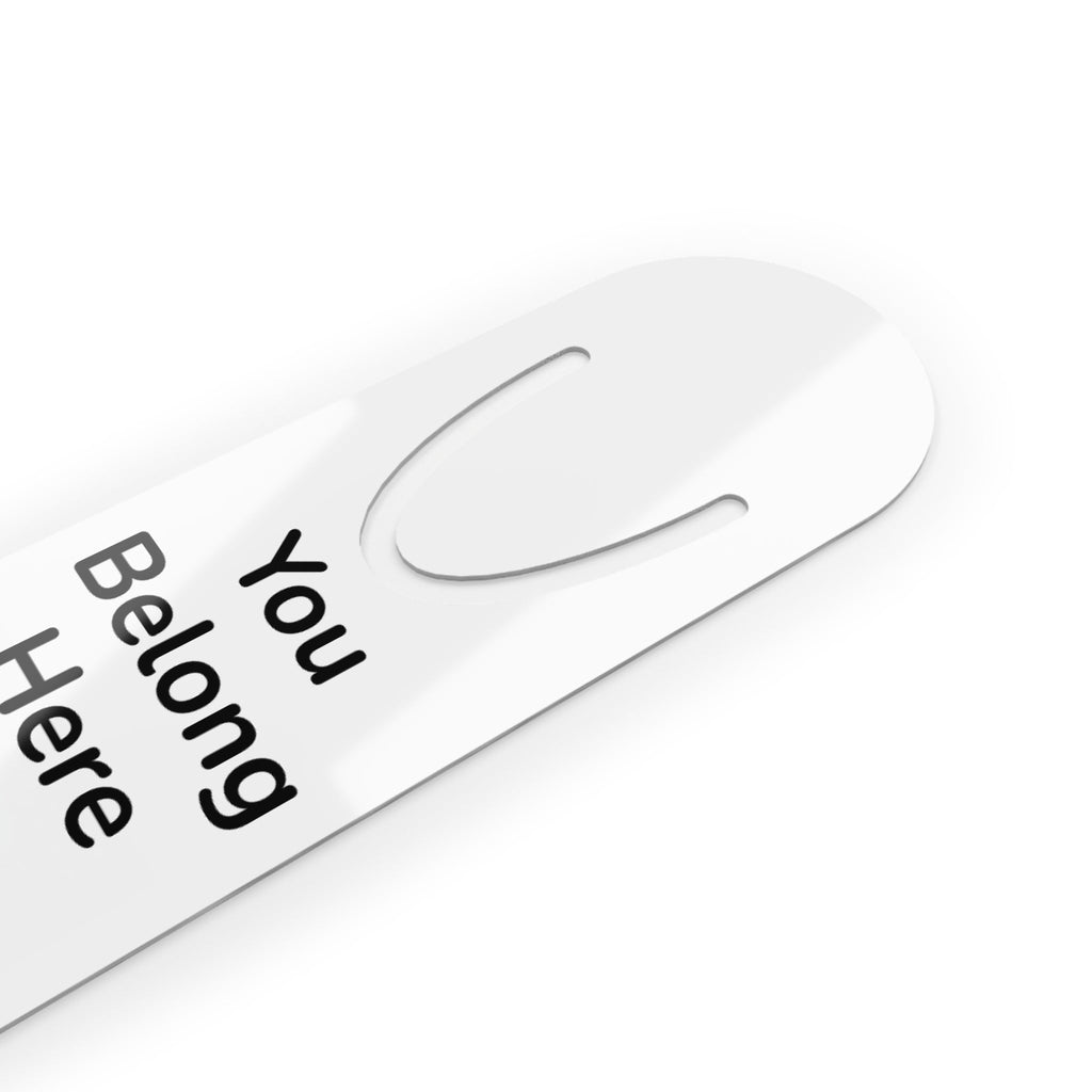 Bookmark — "You Belong Here" Cute Ziggy Character Metal Bookmark - Good Life Goods