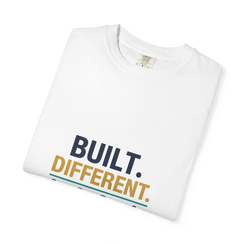 Built Different T-Shirt — "Built. Different." Graphic Tee, Casual Motivational Shirt - Good Life Goods