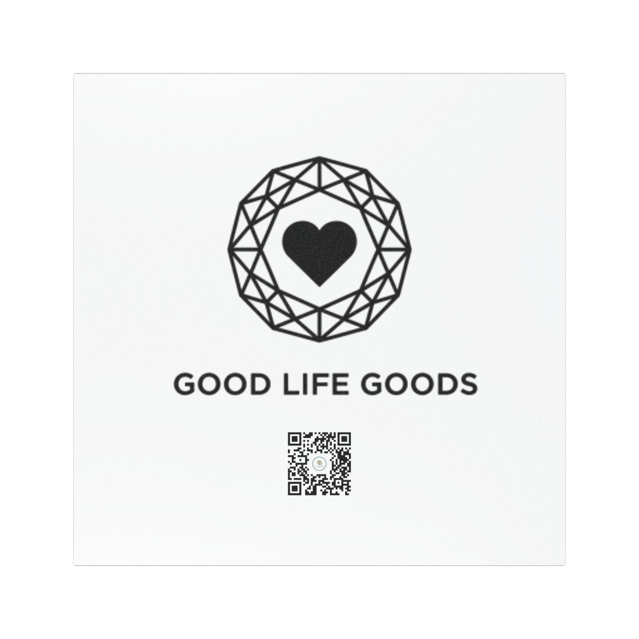 Car Magnet — Good Life Goods with QR Code - Good Life Goods