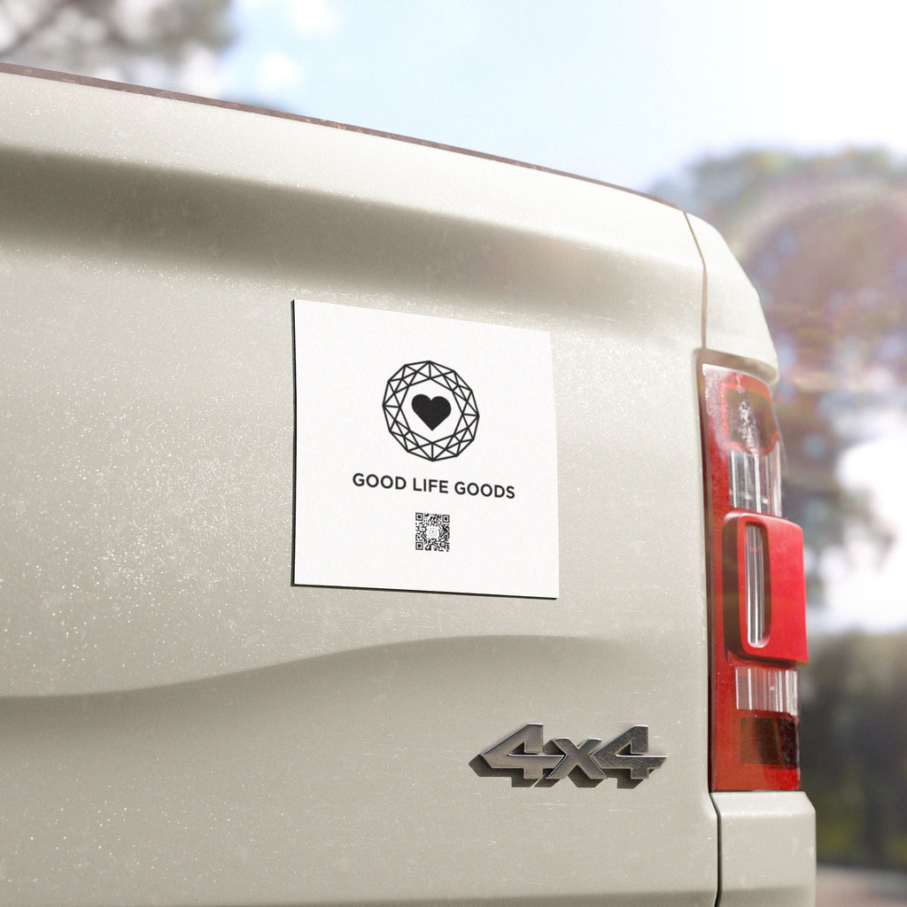 Car Magnet — Good Life Goods with QR Code - Good Life Goods