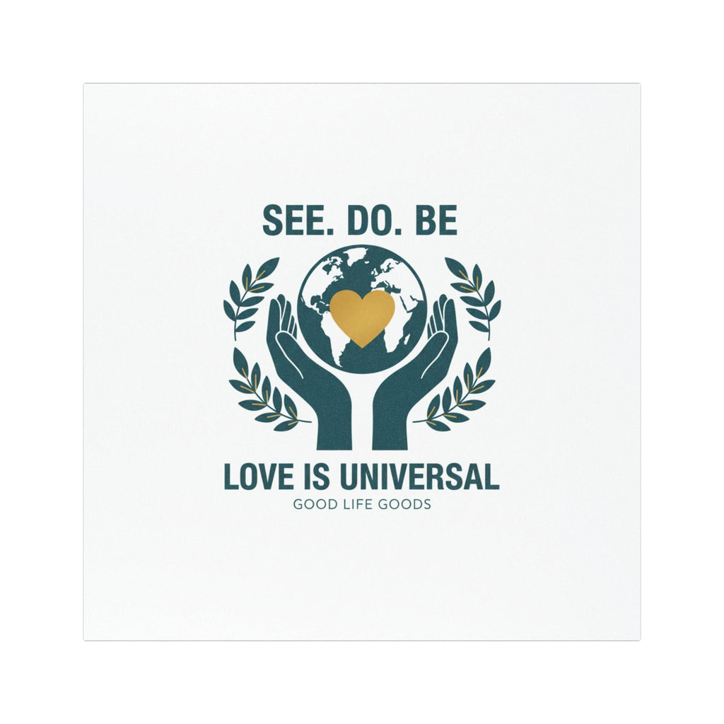 Car Magnet — "See. Do. Be. Love Is Universal" Earthheart Design - Good Life Goods