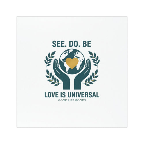 Car Magnet — "See. Do. Be. Love Is Universal" Earthheart Design - Good Life Goods