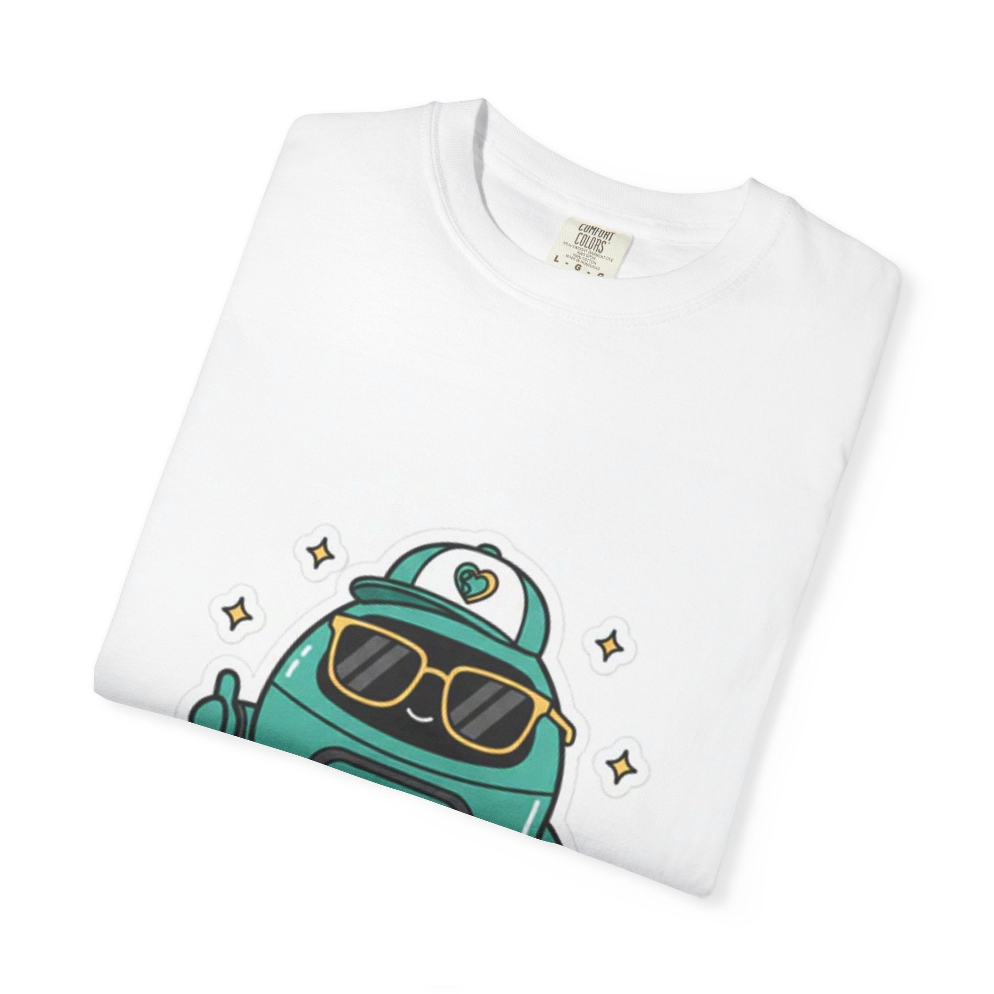 Cool Goody Adult T-Shirt | Goody Universe Sunglasses Robot Graphic Tee - Good Life Goods
