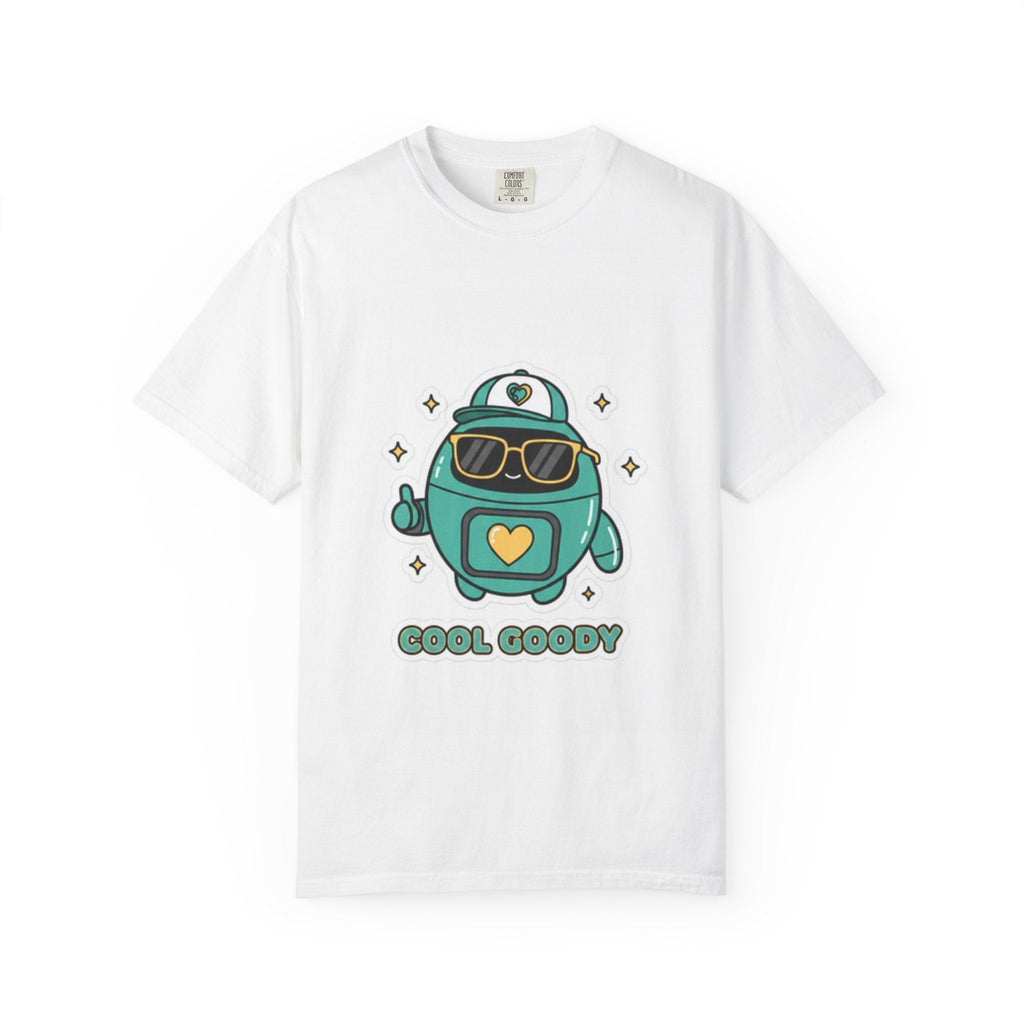 Cool Goody Adult T-Shirt | Goody Universe Sunglasses Robot Graphic Tee - Good Life Goods