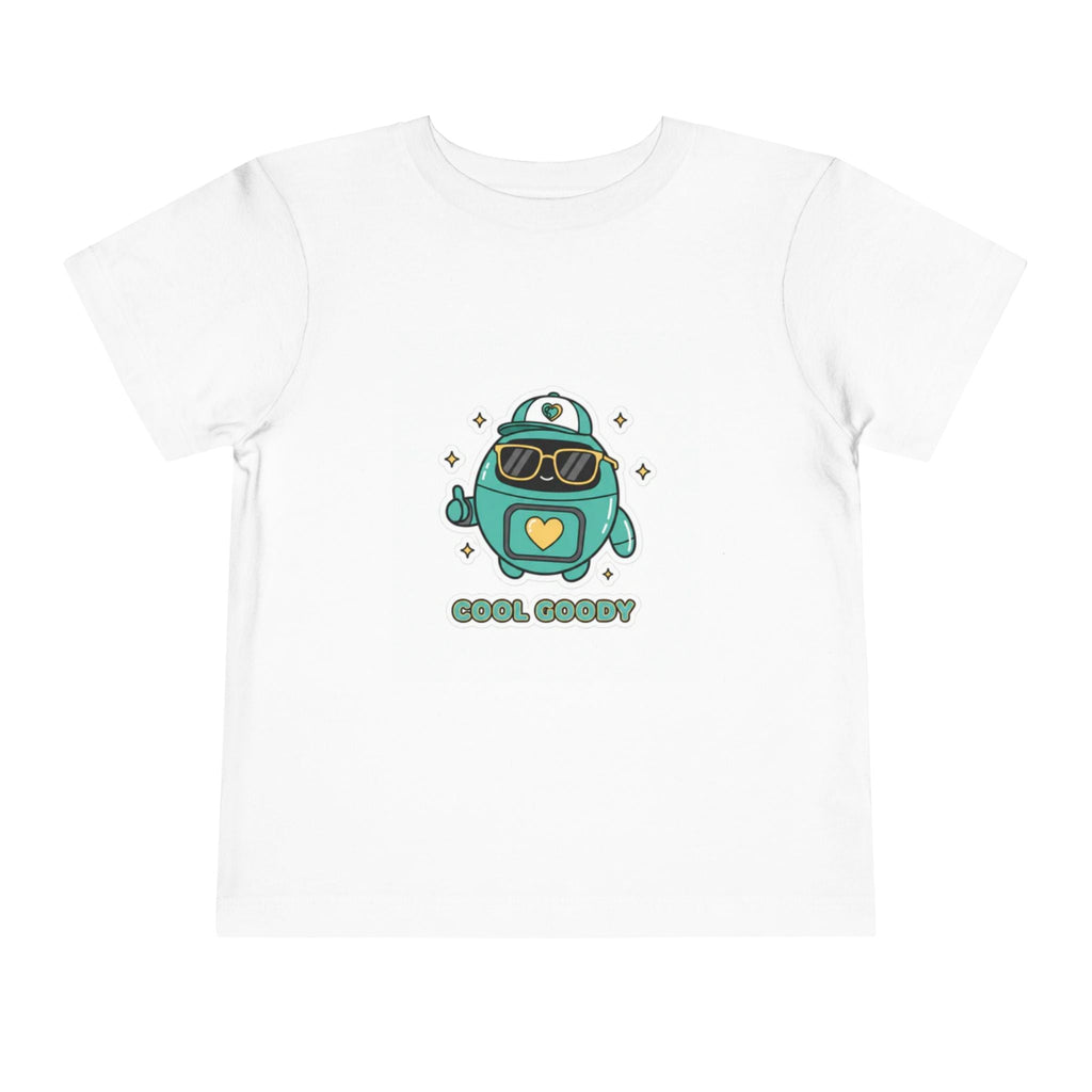 Cool Goody Toddler T-Shirt | Goody Universe Sunglasses Kids Robot Tee - Good Life Goods