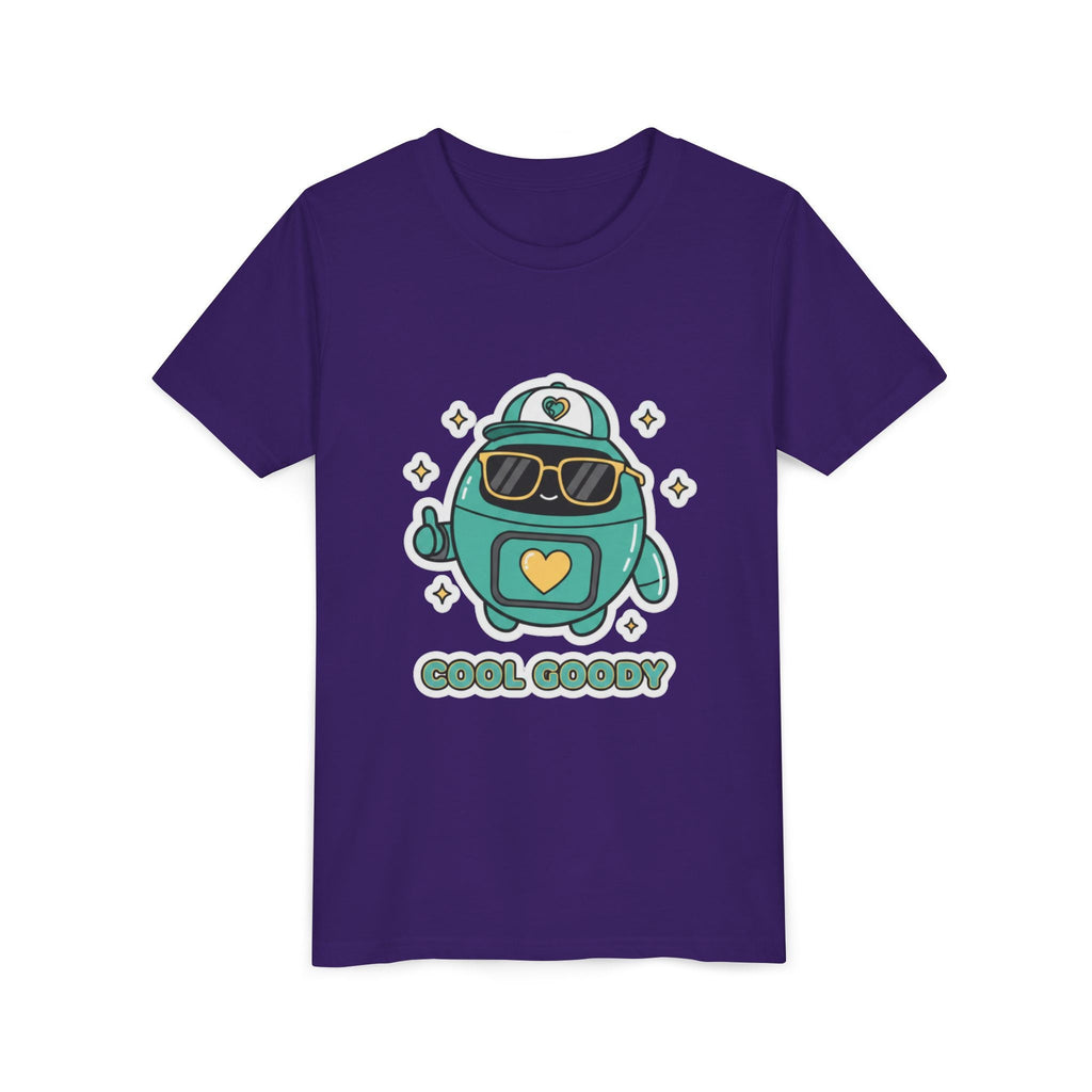 Cool Goody Youth T-Shirt | Goody Universe Sunglasses Kids Robot Tee - Good Life Goods