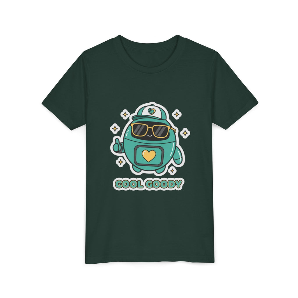 Cool Goody Youth T-Shirt | Goody Universe Sunglasses Kids Robot Tee - Good Life Goods