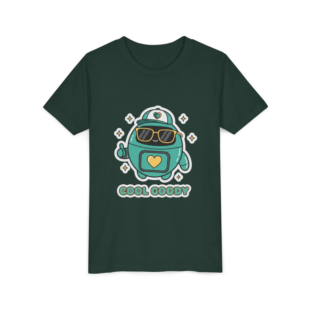 Cool Goody Youth T-Shirt | Goody Universe Sunglasses Kids Robot Tee - Good Life Goods
