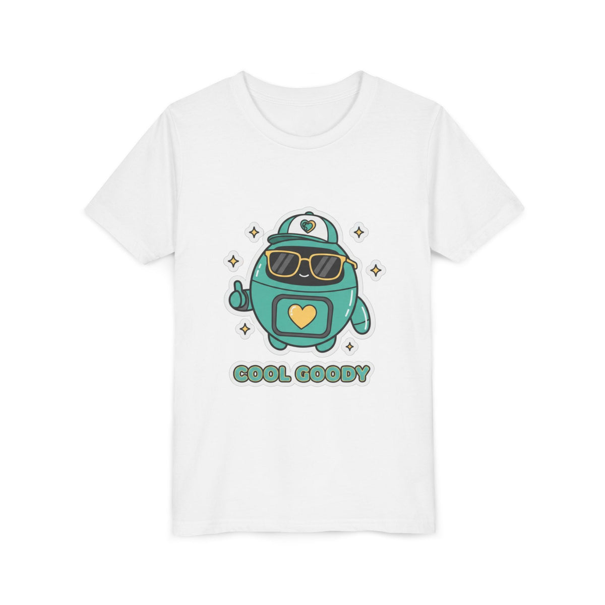 Cool Goody Youth T-Shirt | Goody Universe Sunglasses Kids Robot Tee - Good Life Goods