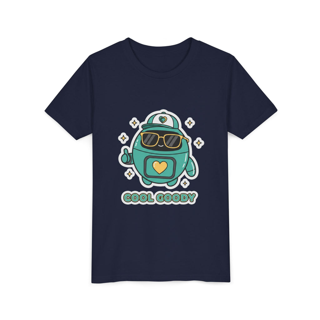 Cool Goody Youth T-Shirt | Goody Universe Sunglasses Kids Robot Tee - Good Life Goods