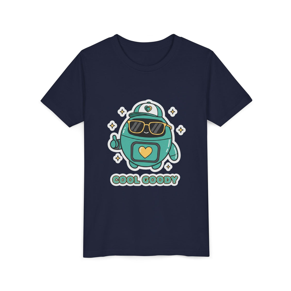Cool Goody Youth T-Shirt | Goody Universe Sunglasses Kids Robot Tee - Good Life Goods