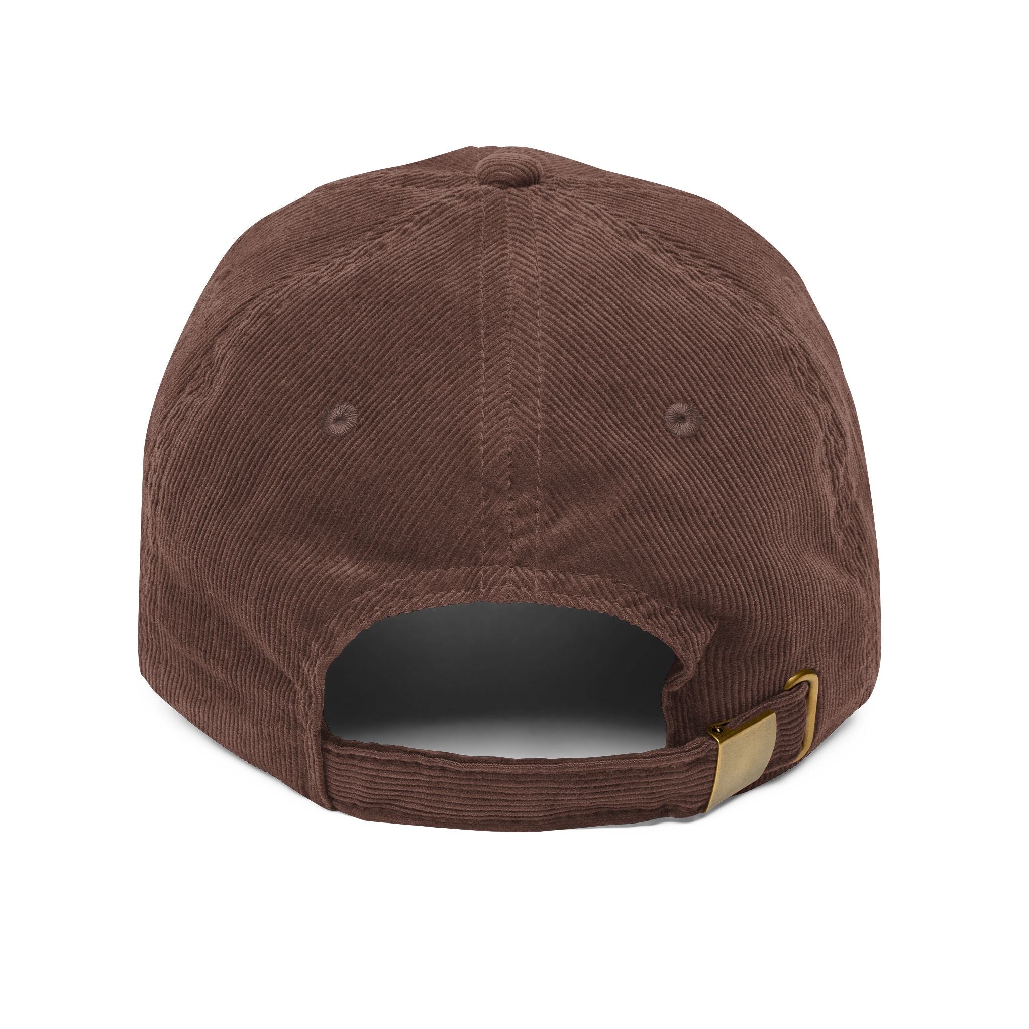 Corduroy Baseball Cap — Embroidered 'SEE. DO. BE. Love Is Universal' Vintage Style - Good Life Goods