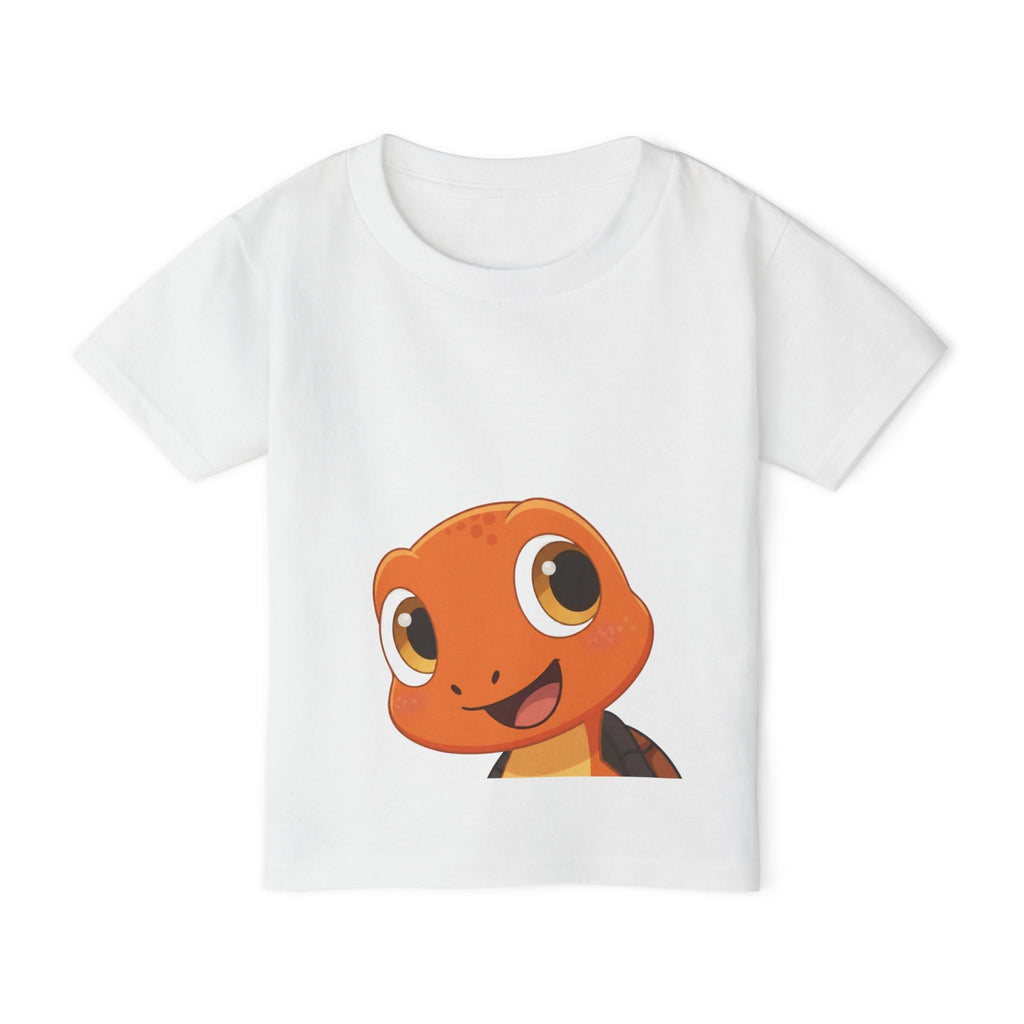 Cute Orange Ziggy Toddler T-Shirt | Maple Block Story Smiling Lizard Tee - Good Life Goods