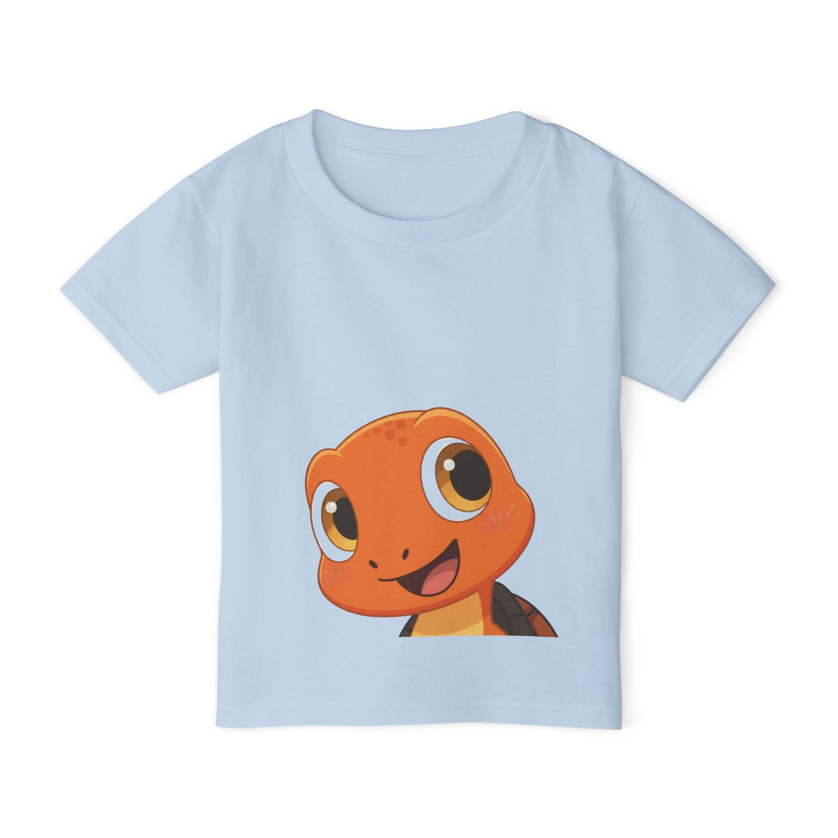 Cute Orange Ziggy Toddler T-Shirt | Maple Block Story Smiling Lizard Tee - Good Life Goods
