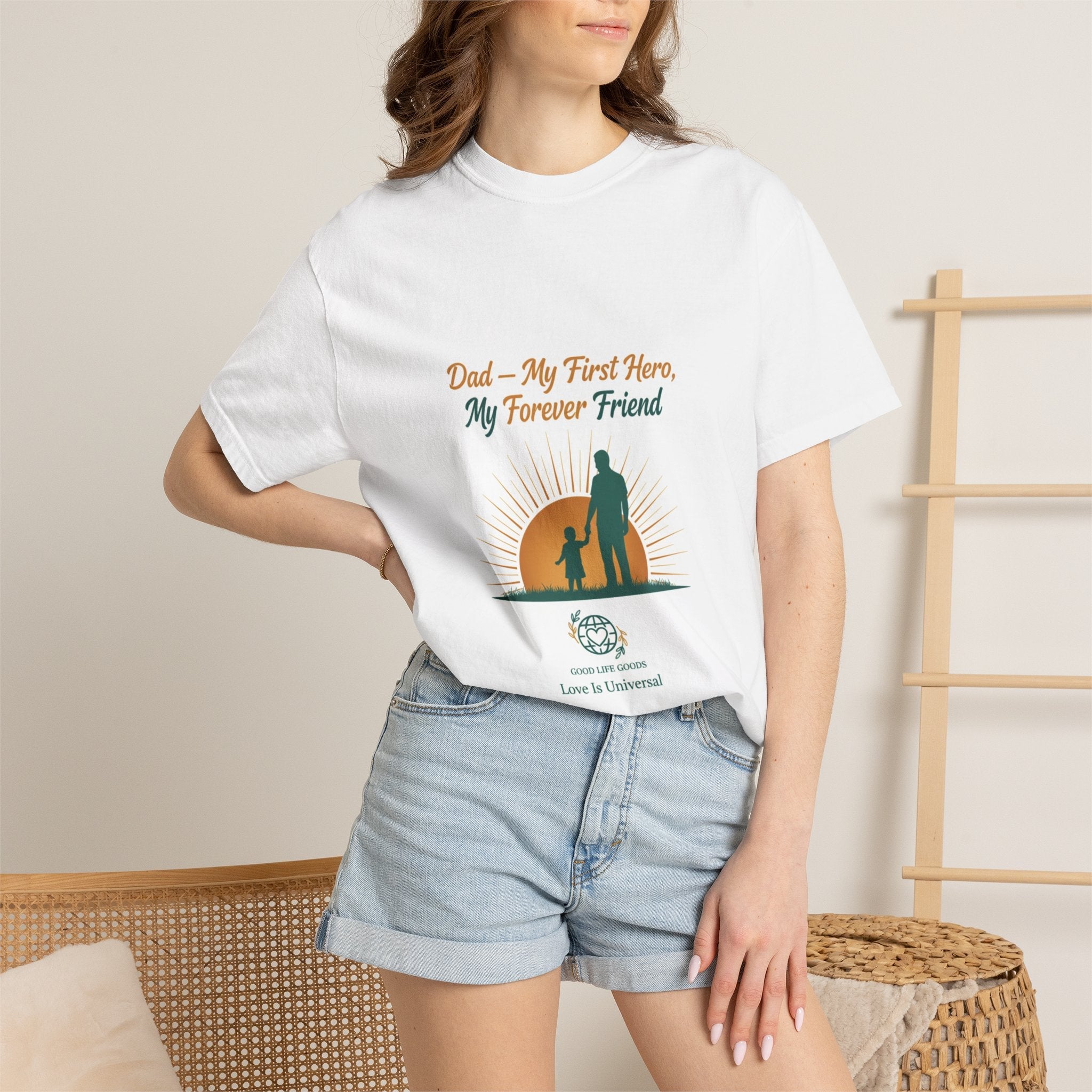 Dad — My First Hero My Forever Friend T-Shirt - Good Life Goods