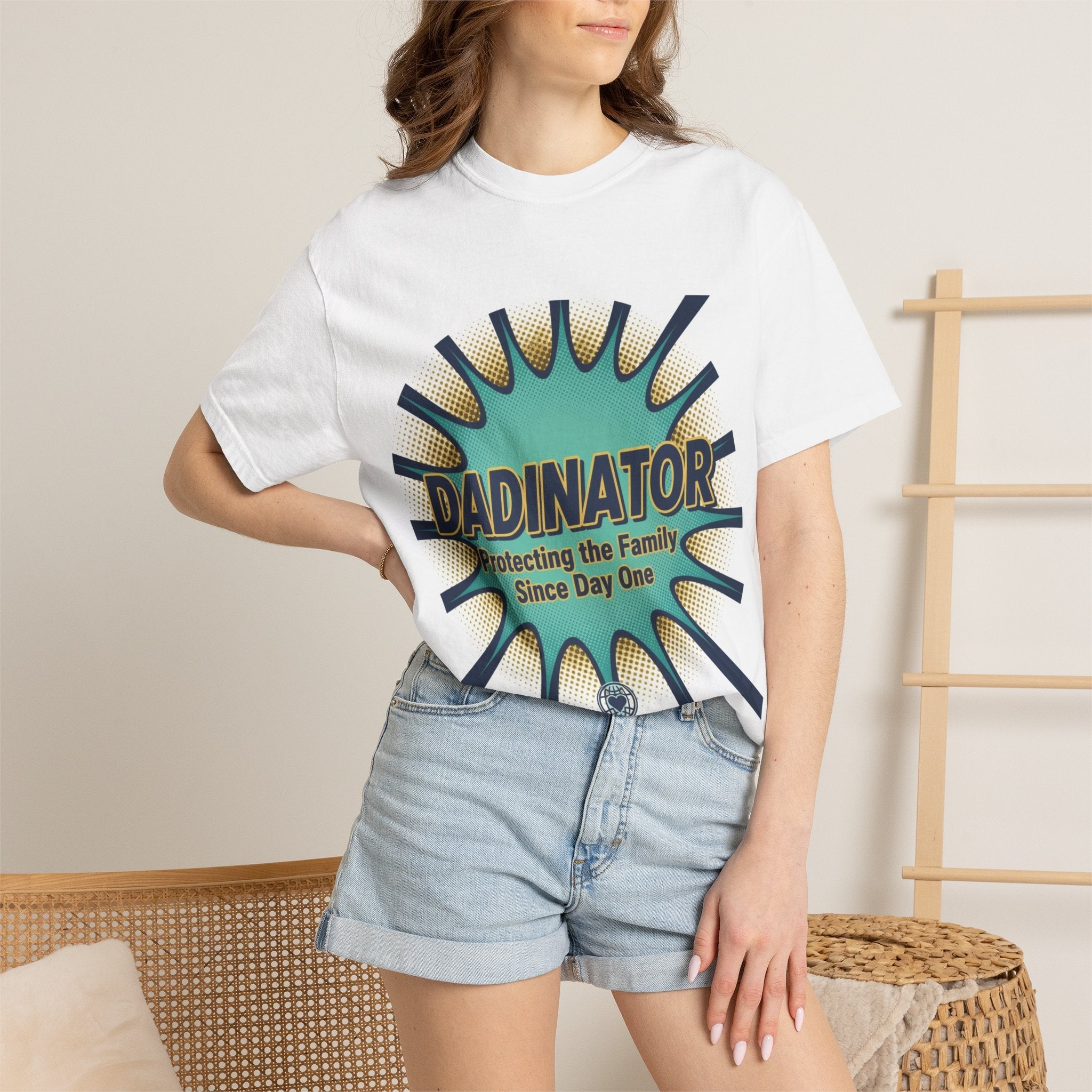 Dadinator T-Shirt — "Protecting the Family Since Day One" Retro Graphic Tee - Good Life Goods