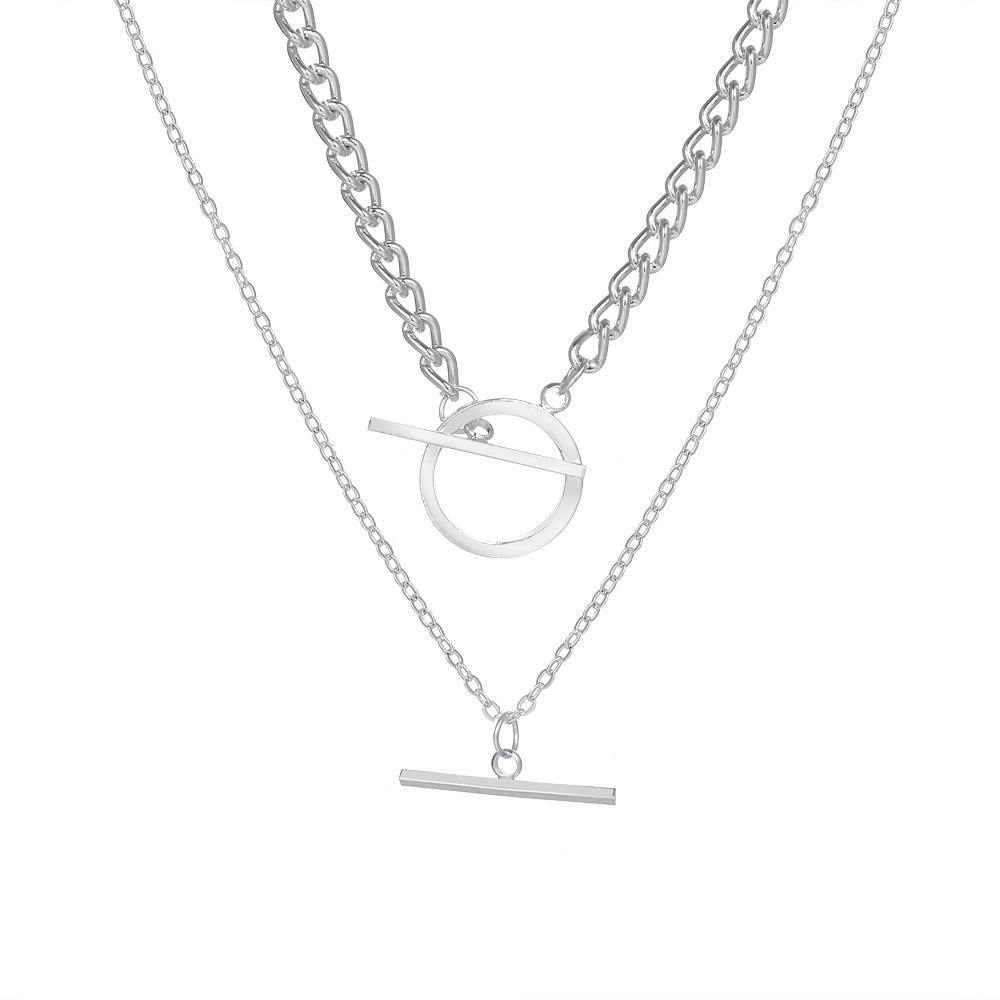 Double Chain Pendant Necklace - Good Life Goods