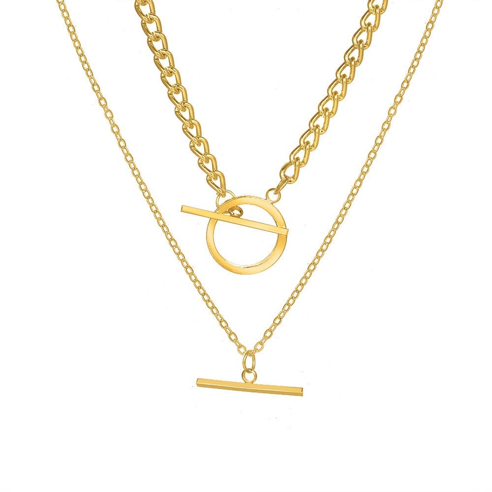 Double Chain Pendant Necklace - Good Life Goods