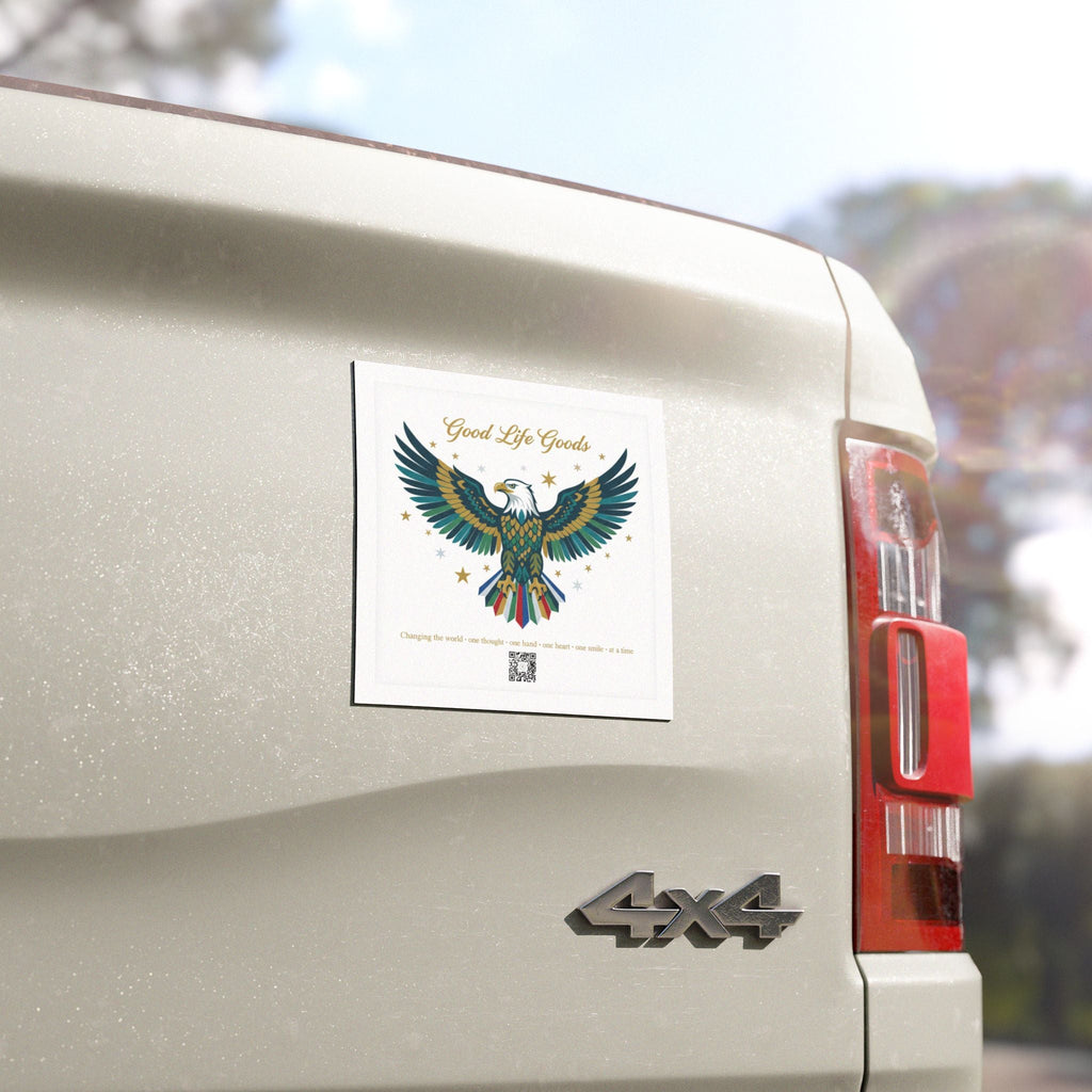 Eagle Car Magnet — "Good Life Goods" Patriotic Eagle Design - Good Life Goods