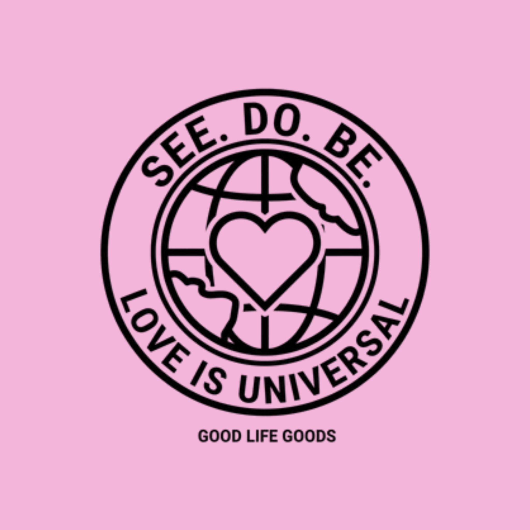 Explorer Sling Bag — "See. Do. Be. Love Is Universal" Embroidered Crossbody - Good Life Goods