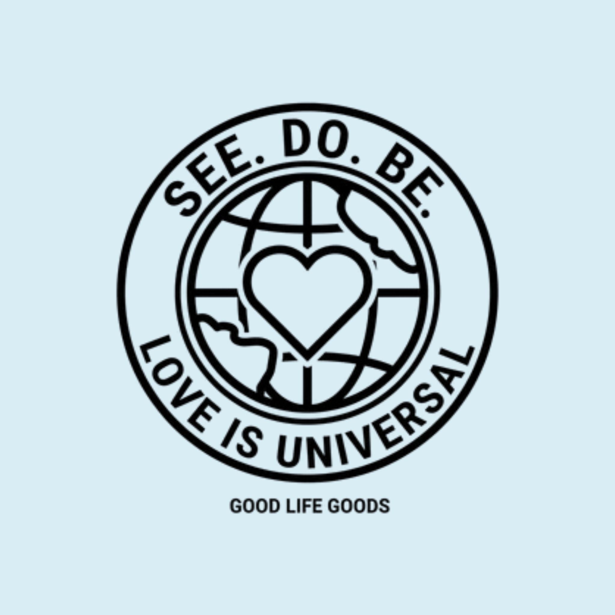 Explorer Sling Bag — "See. Do. Be. Love Is Universal" Embroidered Crossbody - Good Life Goods