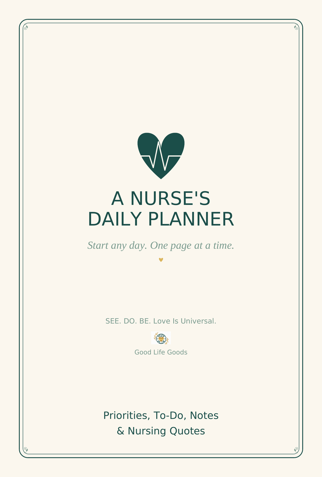 A Nurse's Daily Planner
