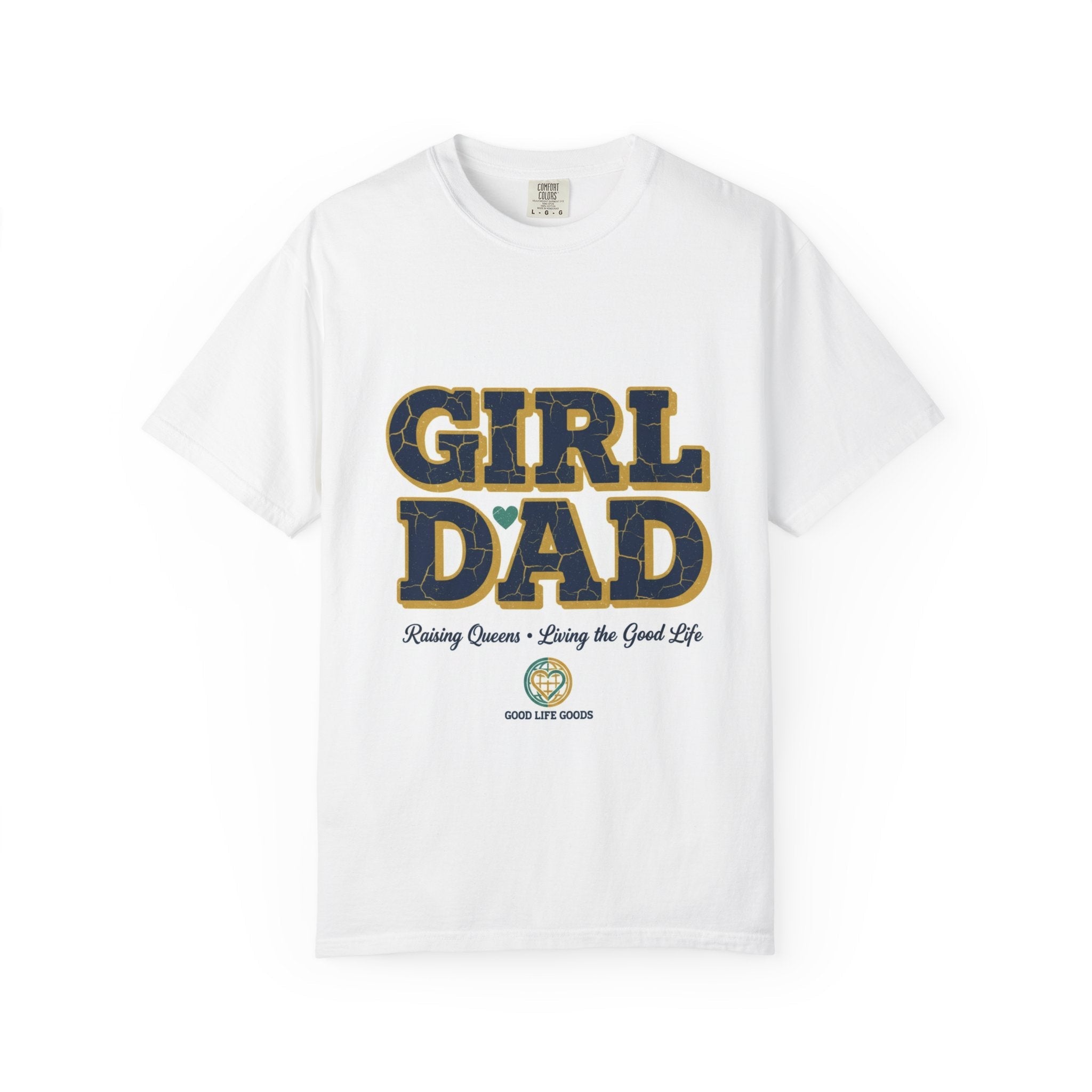 Girl Dad T-Shirt — Vintage Collegiate Dad Tee ("Girl Dad") - Good Life Goods