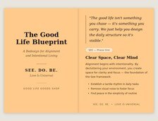 Good Life Blueprint: Notion Planner & Transformation Guide (Digital Download) - Good Life Goods