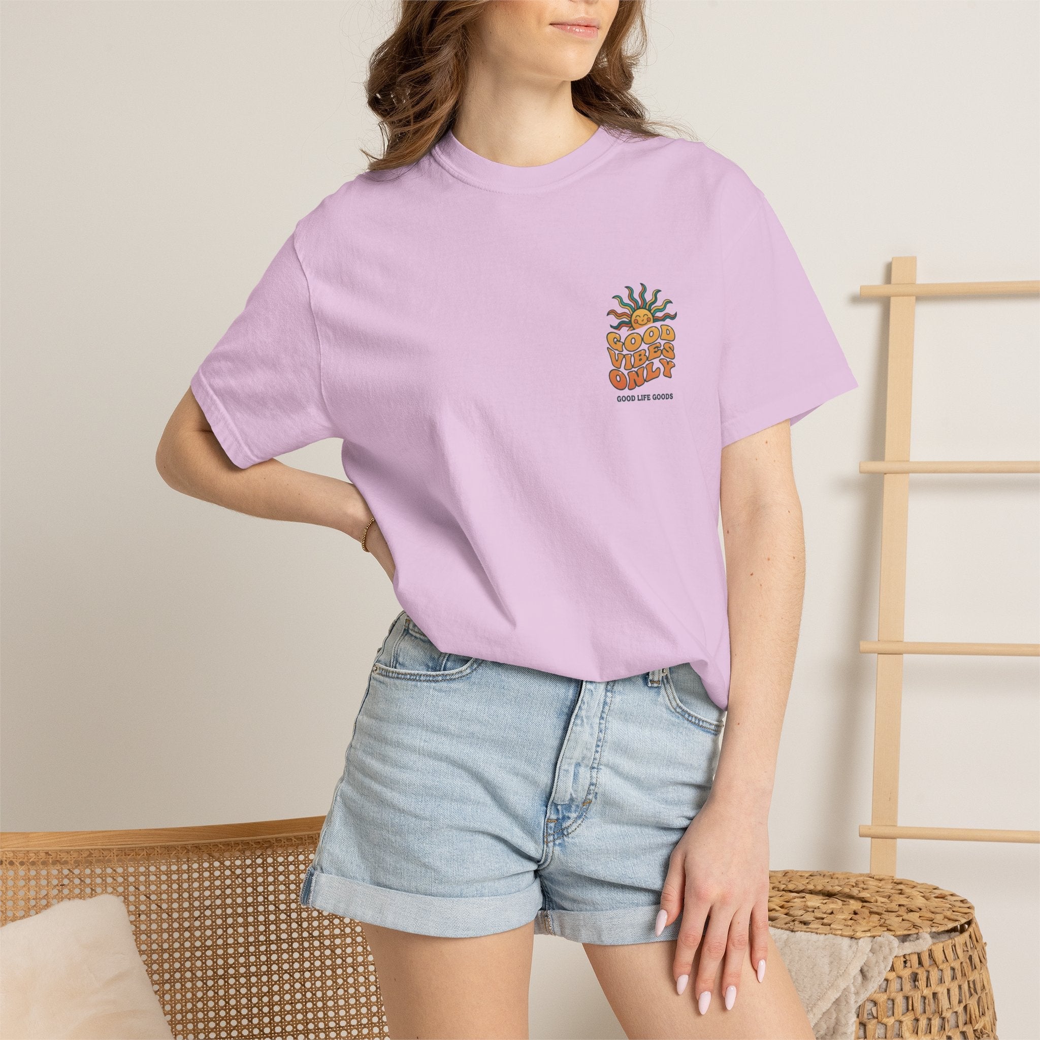 Good Vibes Only Sun T-Shirt - Good Life Goods