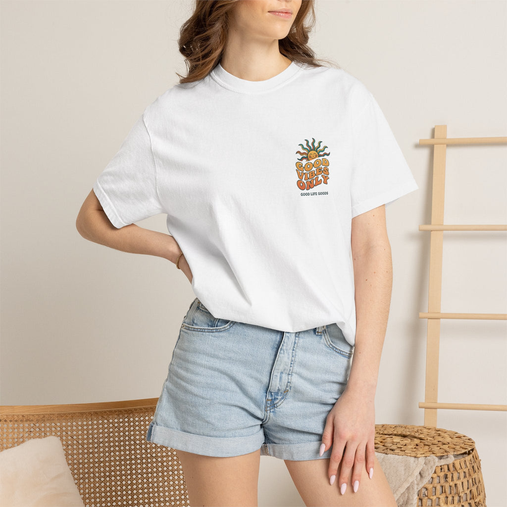 Good Vibes Only Sun T-Shirt - Good Life Goods