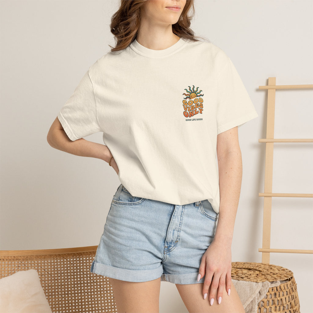 Good Vibes Only Sun T-Shirt - Good Life Goods