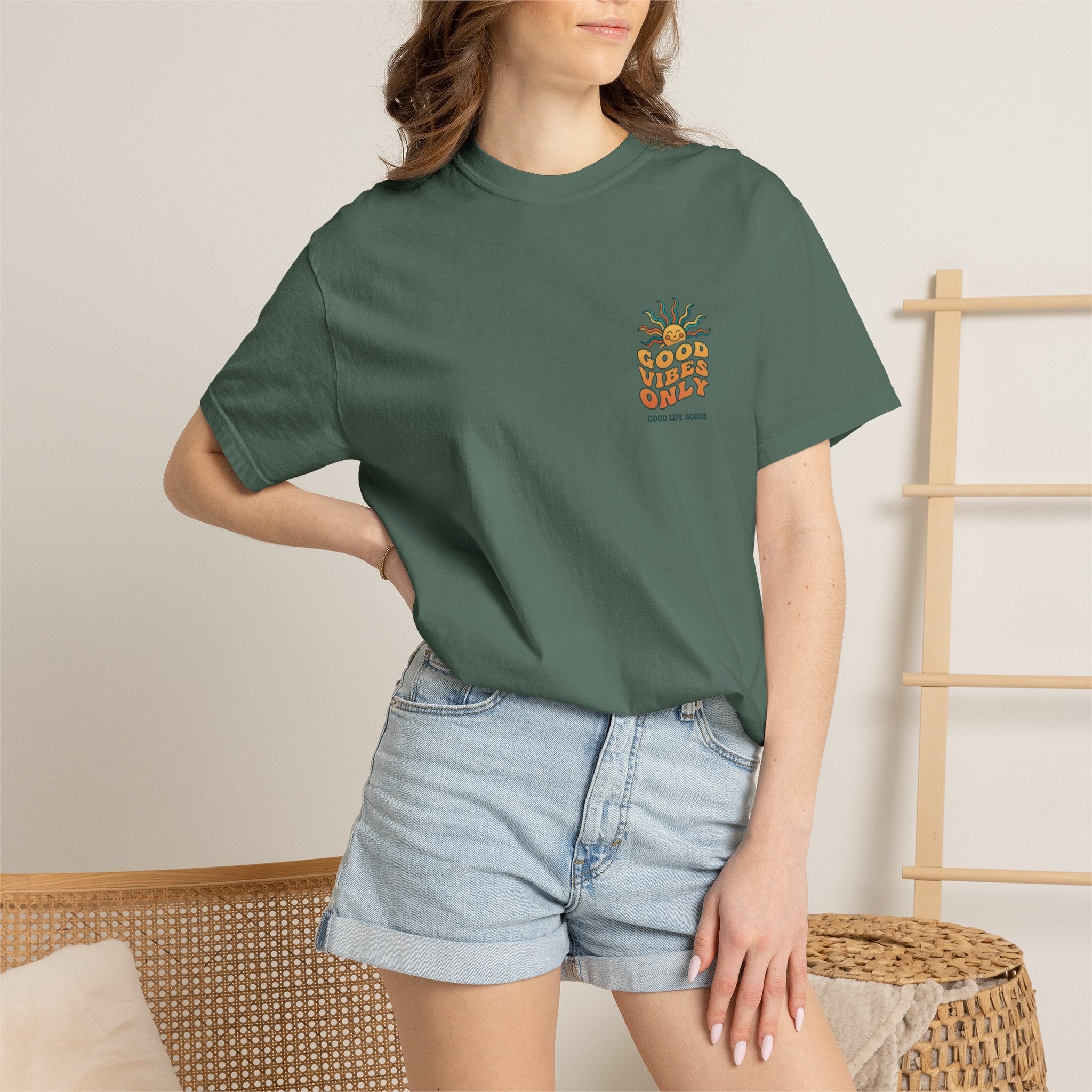 Good Vibes Only Sun T-Shirt - Good Life Goods