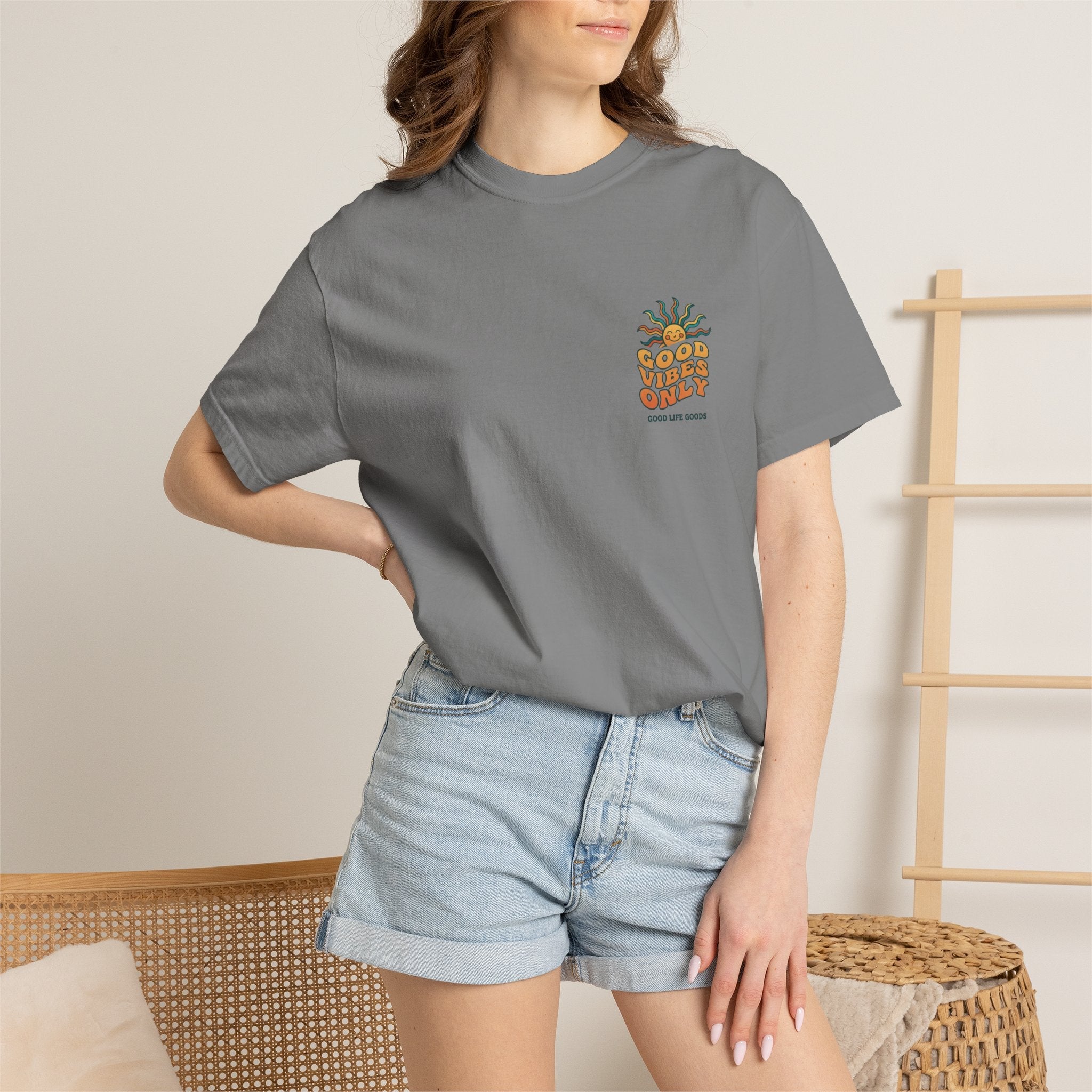 Good Vibes Only Sun T-Shirt - Good Life Goods