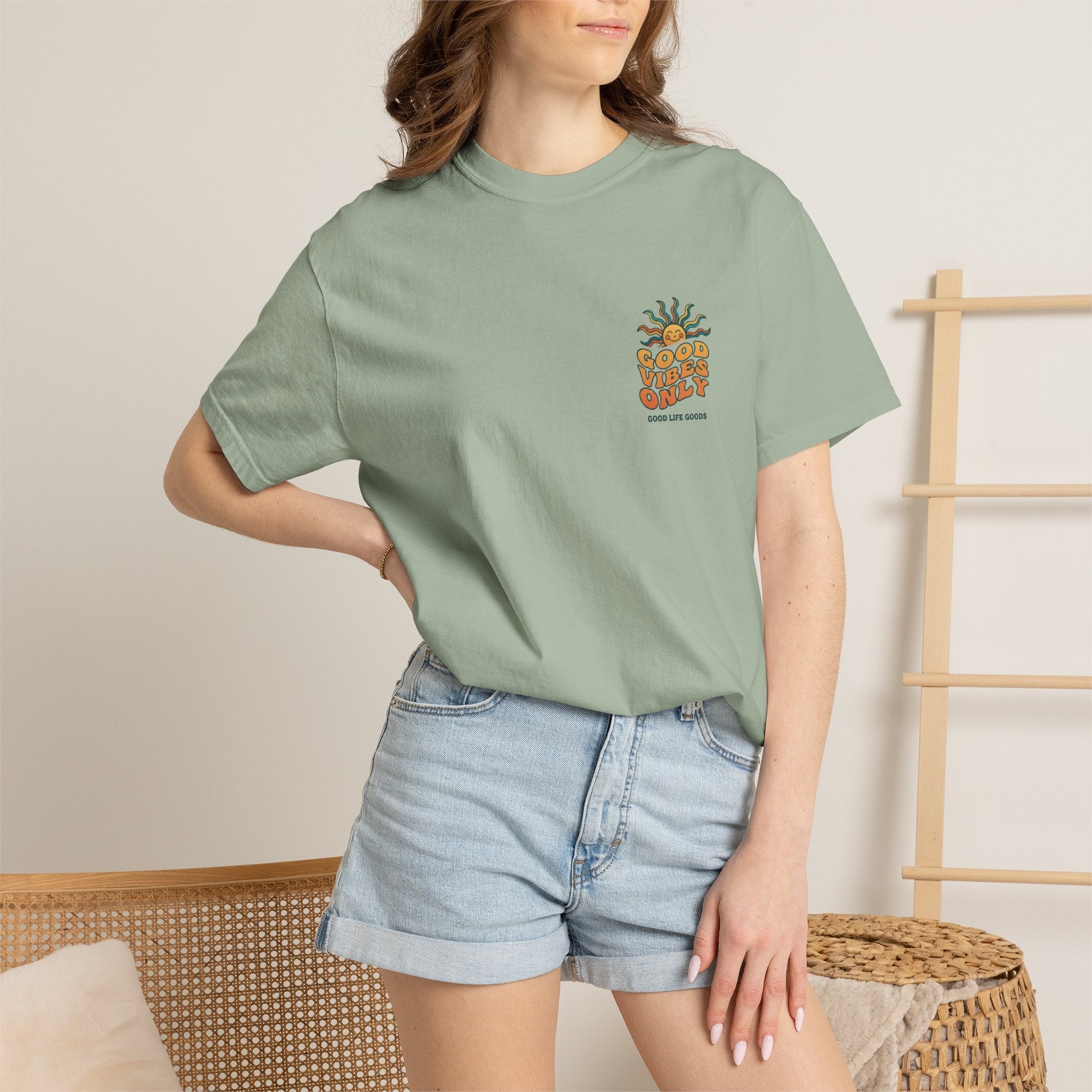 Good Vibes Only Sun T-Shirt - Good Life Goods